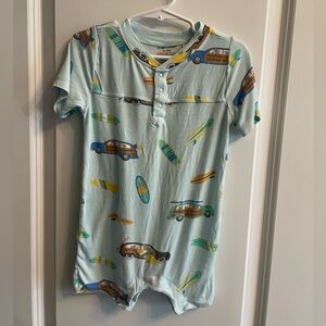Angel Dear Toddler Surfer Bamboo Onesie Sleeper 18-24mo